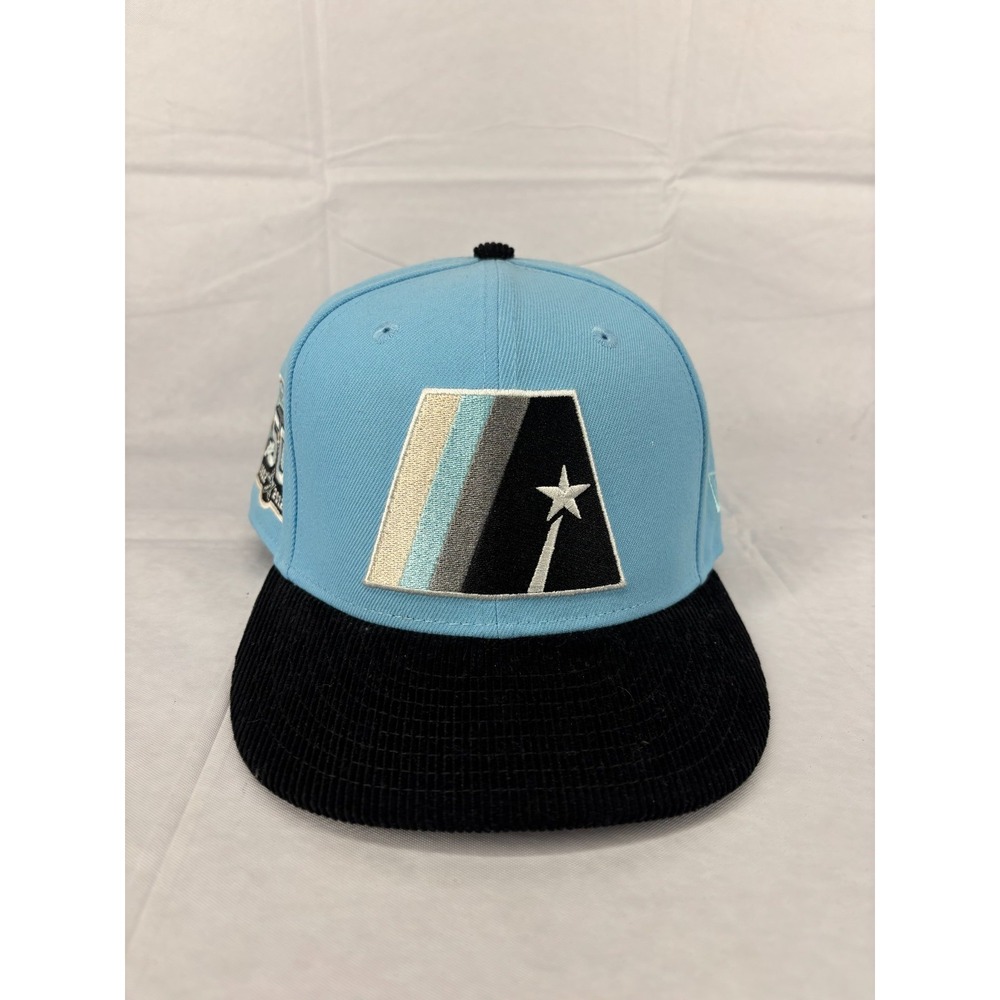 Houston Astros New Era 59FIFTY Hat Mens Light Blue 50th Anniversary 7 3/8 NWOT